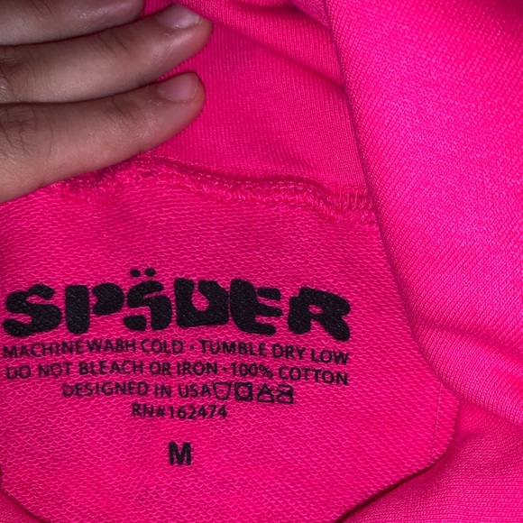 Pink Sp5der hoodie size M - Picture 4 of 6